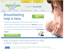 Tablet Screenshot of breastfeeding-md.com